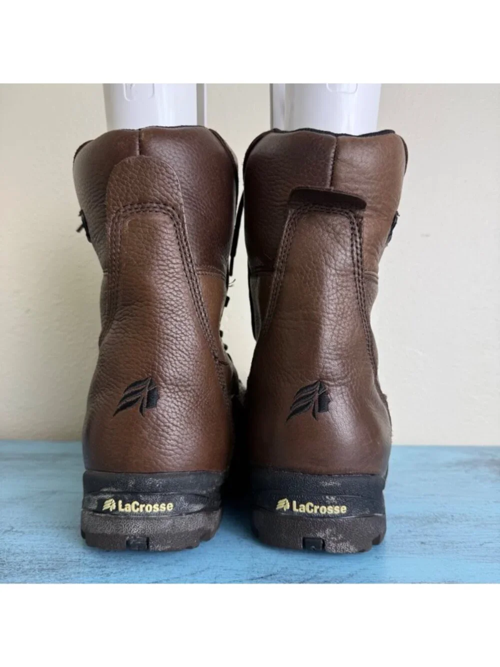 LaCrosse Waterproof Insulated Brown Leather Hiking Boots Mens Size 13